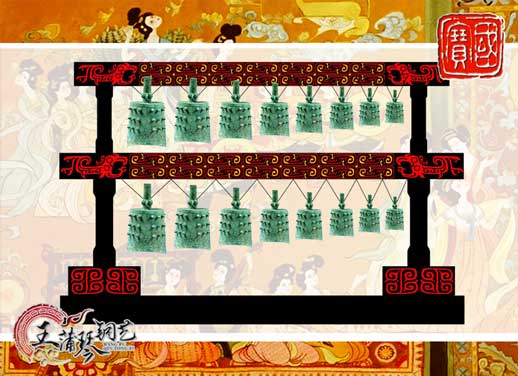 16件晉侯穌青銅編鐘，西周時期編鐘編磬